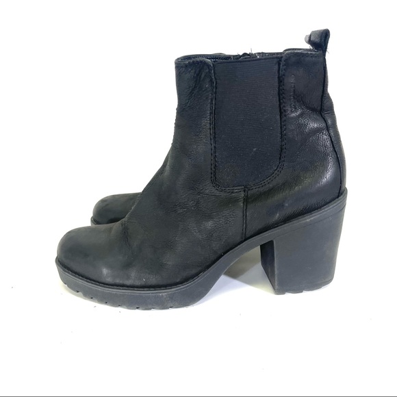 Vagabond black leather ankle boots size 39 - Picture 3 of 7